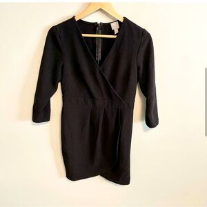 ASOS Design Mini Crossover Front Dress with wrap skirt. Size 6